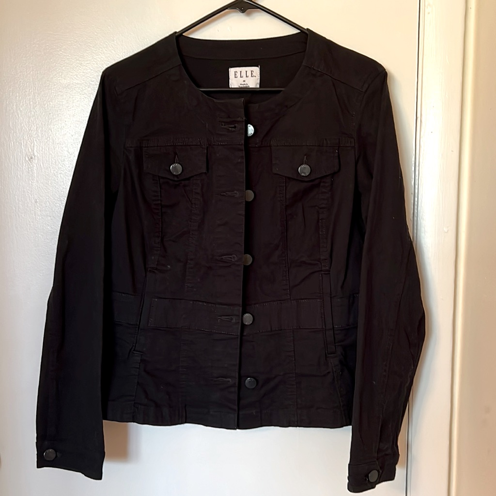 Black Button Up Jacket